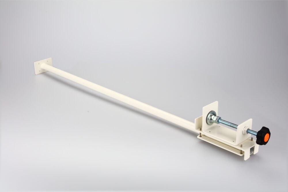 レンタル　窓口受付システム　クランプ式ポール